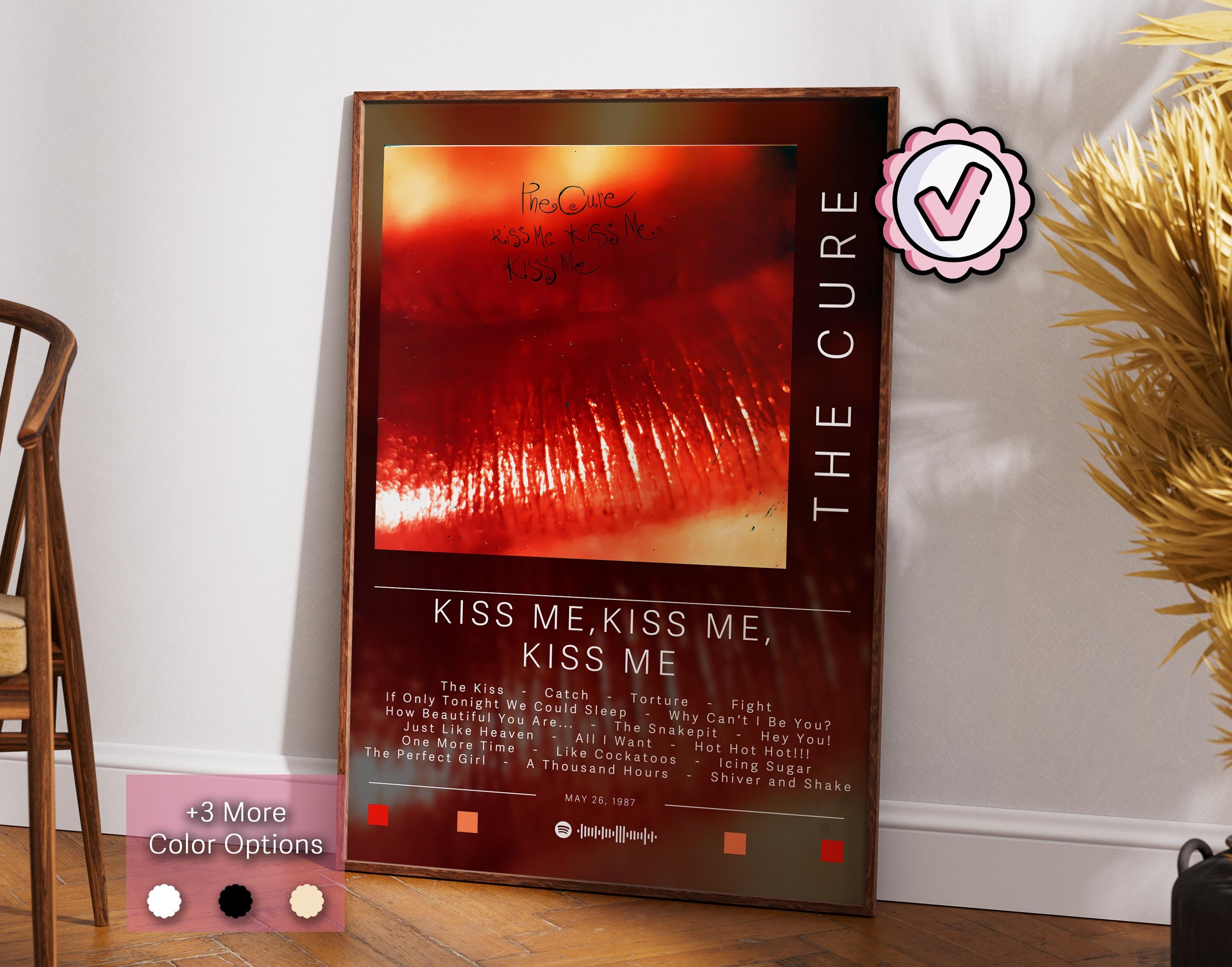 The Cure Kiss Me Kiss Me Poster - Etsy