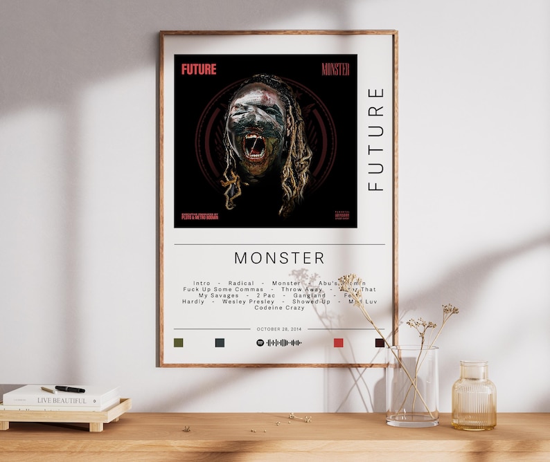 Future Poster | Monster Poster | Album Poster Prints | Wall Decor ...