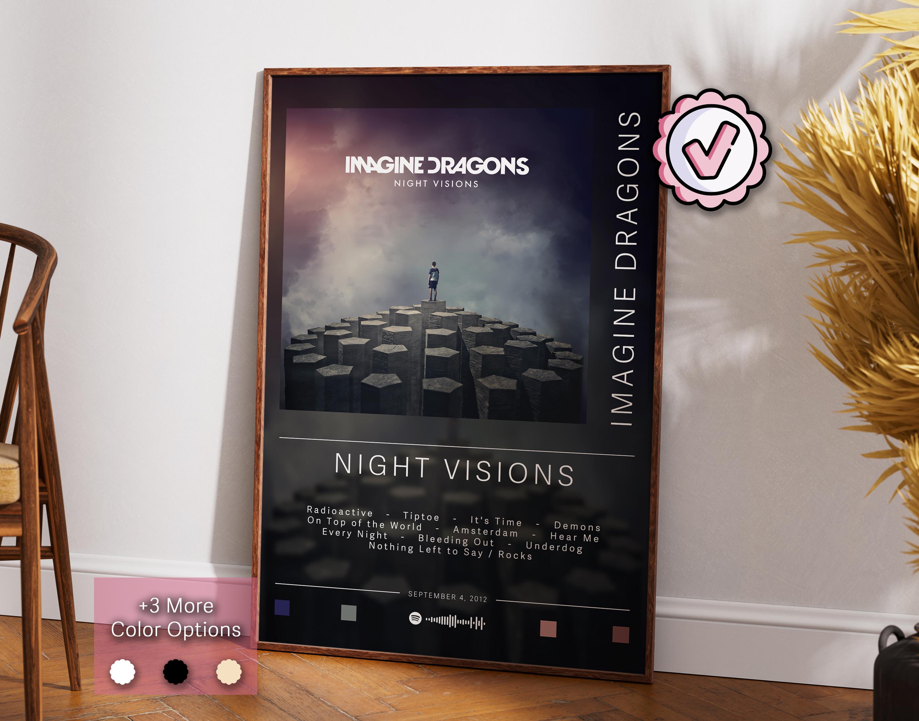 Imagine Dragons Lyric Art - Etsy, image size:3000x2354