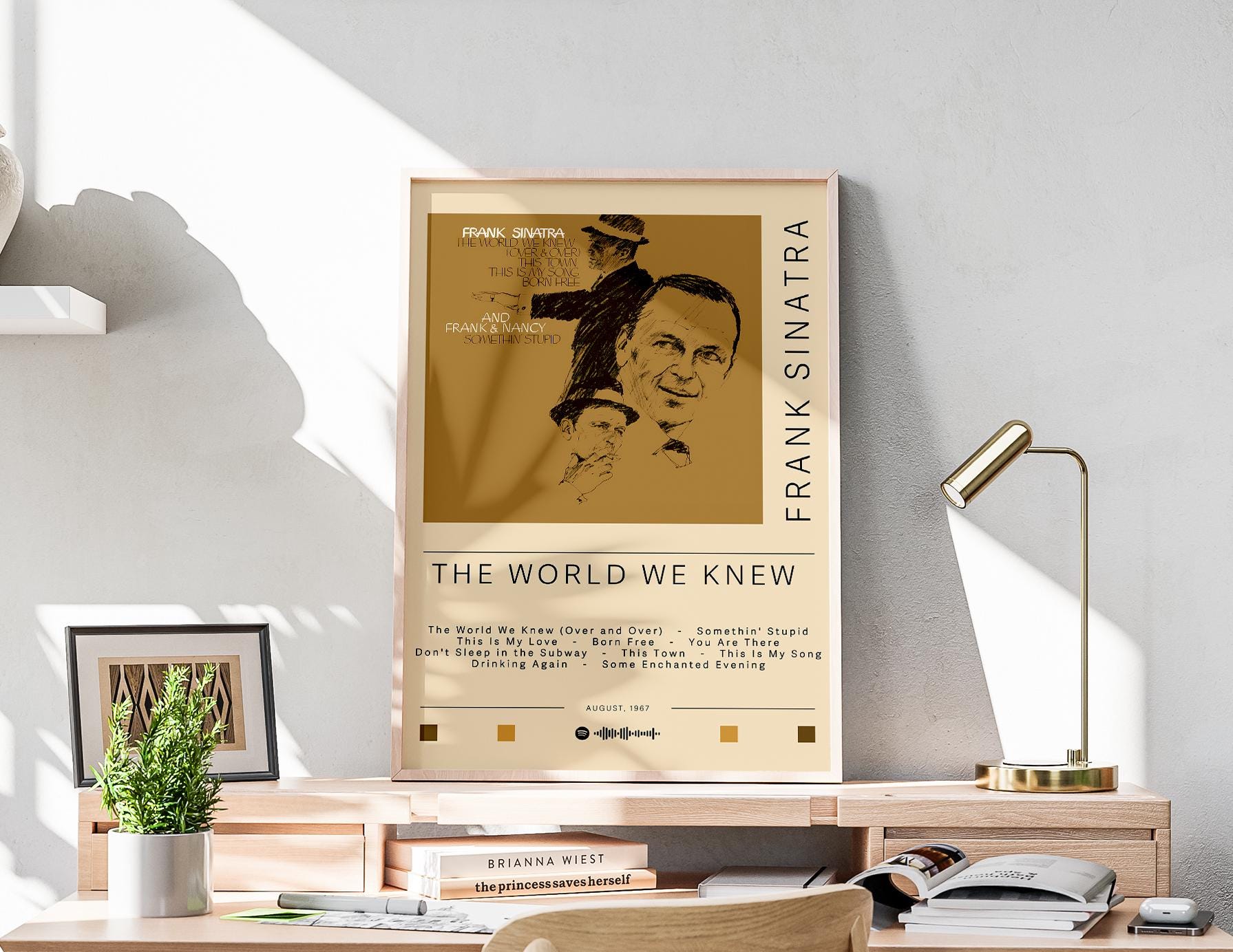 Discover Frank Sinatra Poster, The World We Knew Poster