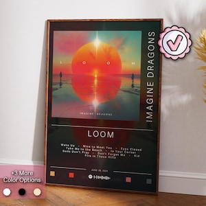 Imagine Dragons Poster | LOOM Poster | Album Poster Prints | Wall Decor Posters | Album Cover Gift | Rock Music Poster