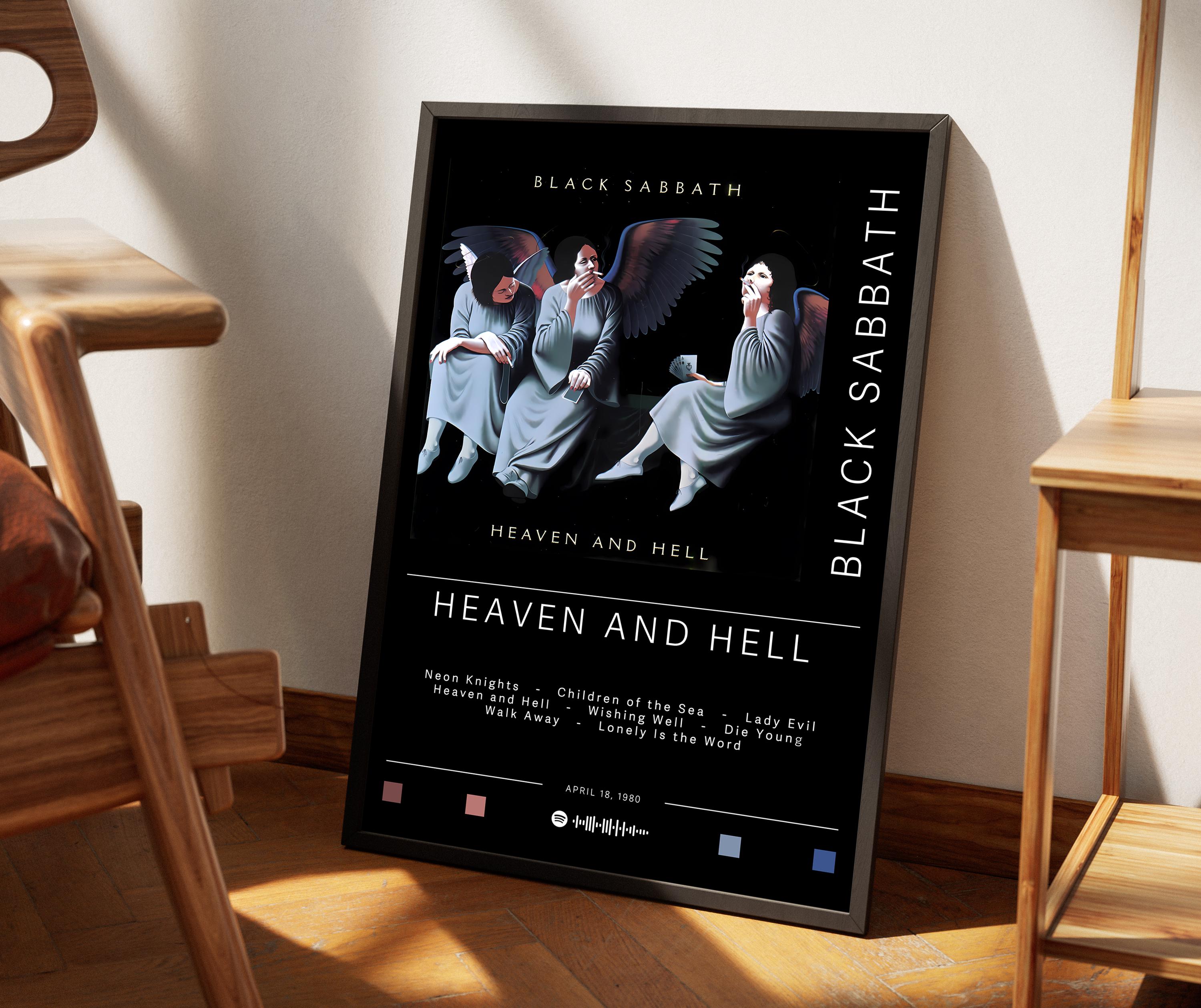 Discover Black Sabbath Poster, Heaven & Hell Poster