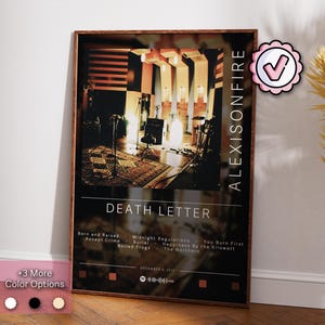 Póster de Alexisonfire / Póster de Death Letter / Impresiones de álbumes / Pósteres de decoración de pared / Regalo de portada de álbum / Póster de música rock
