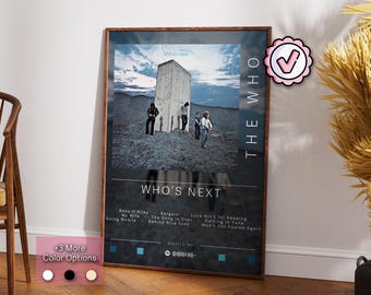The Who Maximum R&b Vintage Poster 1970s Music Memorabilia Black
