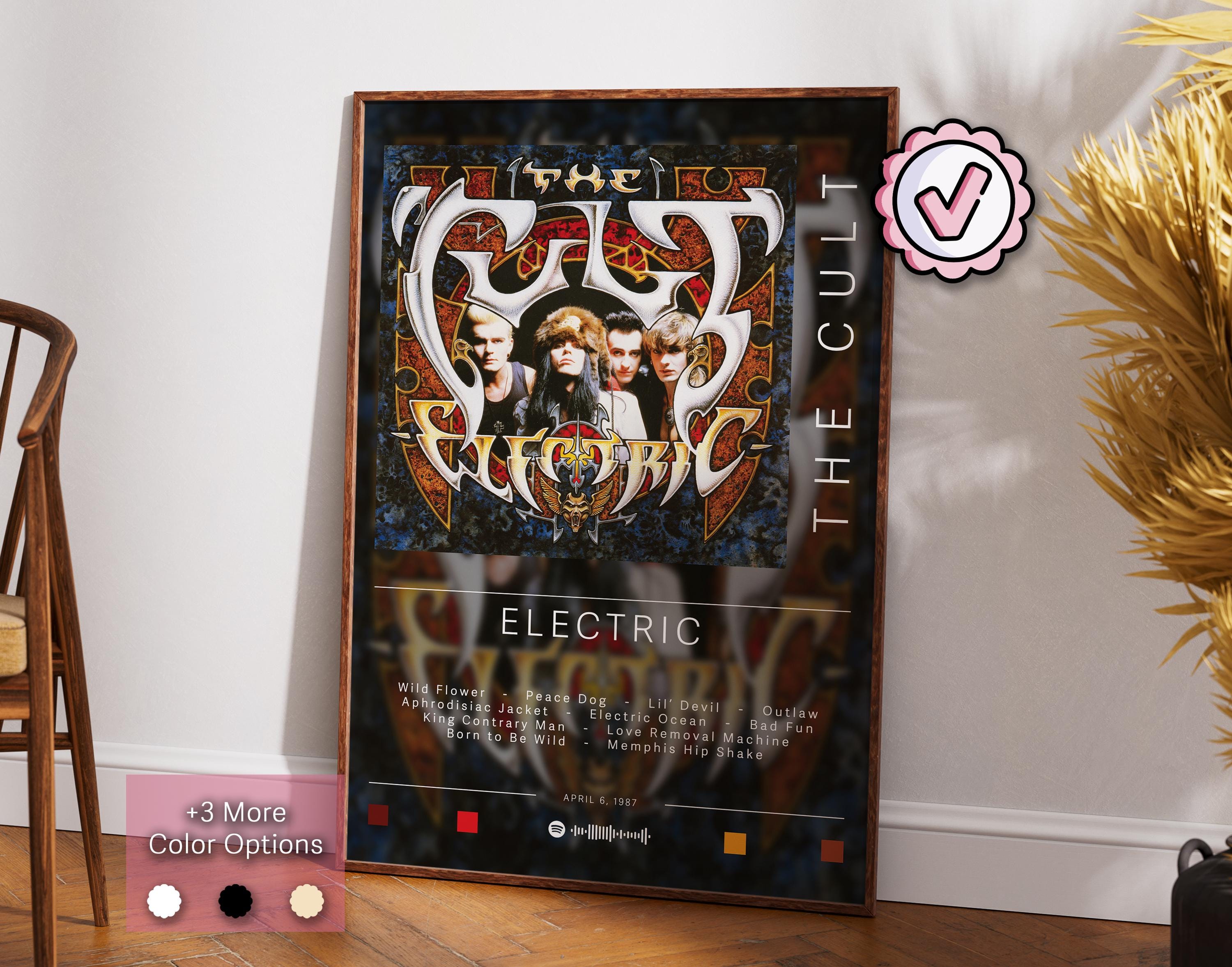 The Cult Electric Poster - Etsy