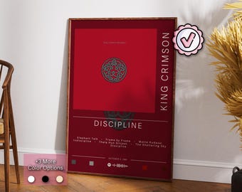 King Crimson Poster Print | in the Court of Crimson King Album
