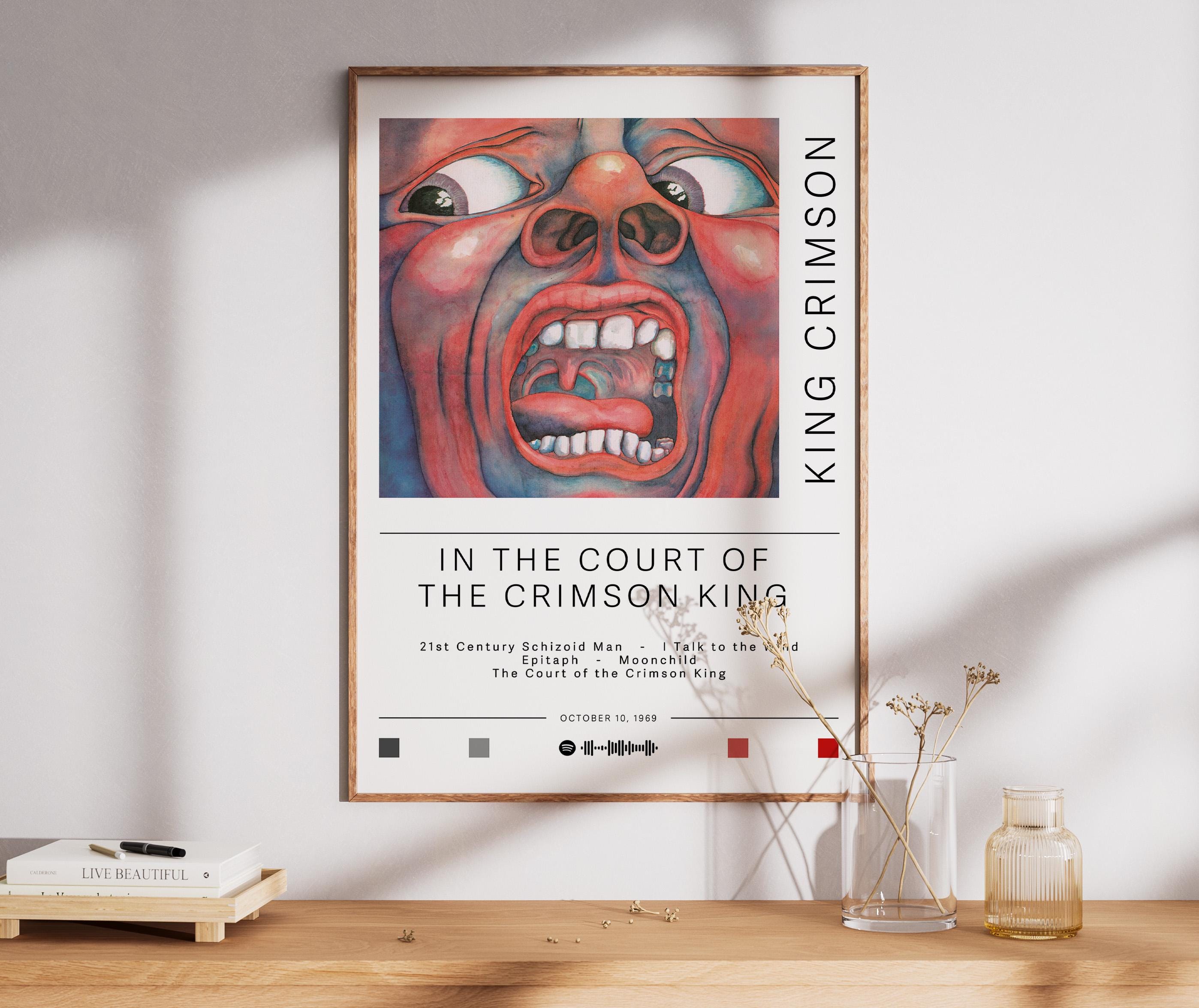 King Crimson Poster | in the Court of the Crimson King Poster