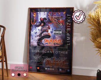 Limp Bizkit Poster | Significant Other Poster | Album Print | Wall