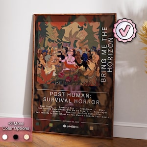ブリング・ミー・ザ・ホライズン ポスター | ポスト・ヒューマン: サバイバルホラー ポスター | アルバムプリント | 壁飾りポスター | アルバムカバーギフト | メタルミュージックポスター