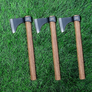 Throwing Axe Set 3-Pack, 16.1&quot; High Carbon Steel Tomahawks, for Competition, Game & Backyard – THRWCLUB