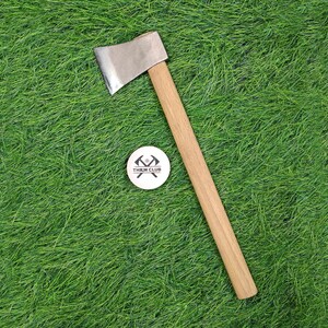 Throwing Axe 20.47&quot; Wooden Handle Professional Grade , for Backyard Games, Competition & Entertainment THRWCLUB