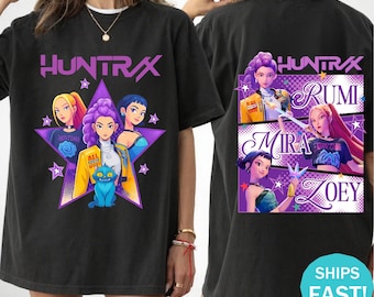Kpop Huntrix Shirt,Kpop Demon Hunters Shirt,Derpy Tiger Tee,Gift for Huntrix fans,Cute Hunter Girls Youth - Toddler Shirt,Kpop Saja Boys