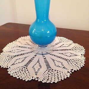 crochet cotton doily cake heirloom quality image 1