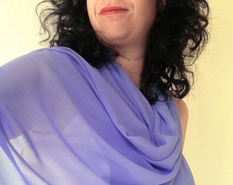 chiffon scarf -lavender-