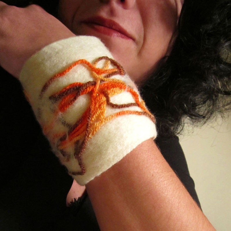 Download felted cuff bracelet winter song- Cuff Bracelets Jewelry toptancerezal.com