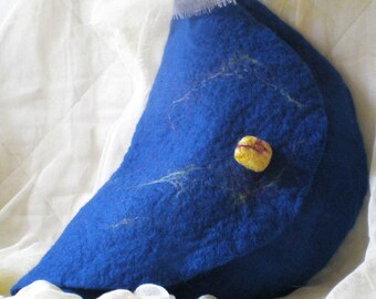 felted clutch -under the milky way tonight-