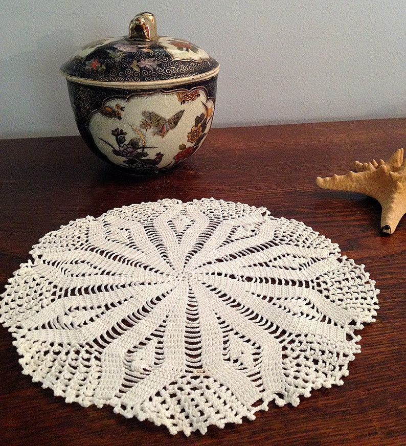 crochet cotton doily cake heirloom quality image 2