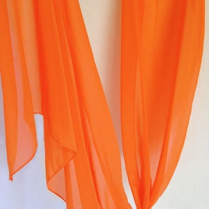 chiffon scarf carrot image 3