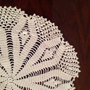 crochet cotton doily cake heirloom quality image 3