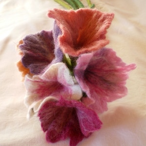 felted flower bouquet unique moments made to order image 1