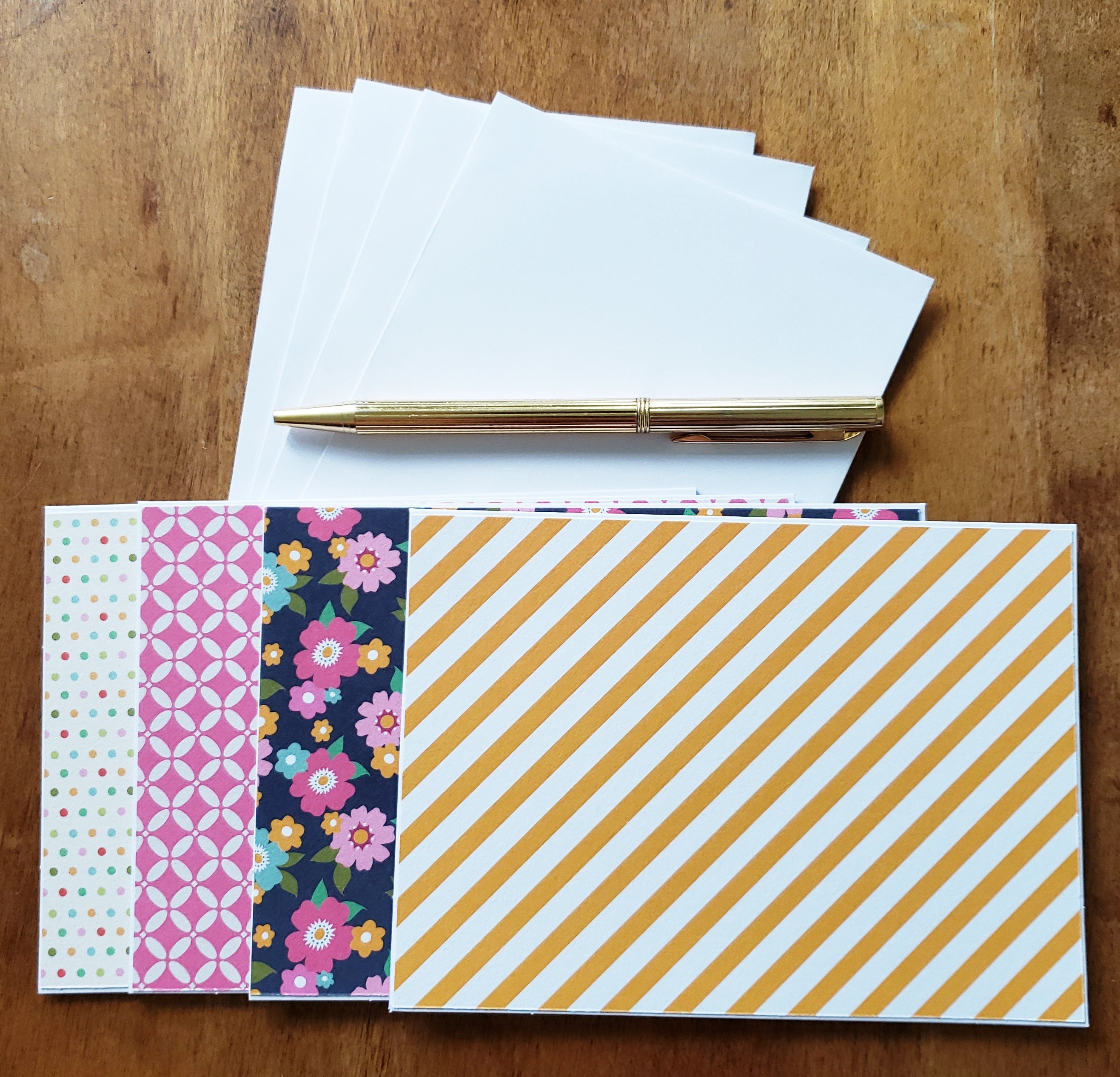 Blank note card set Note card variety set Stationary Etsy