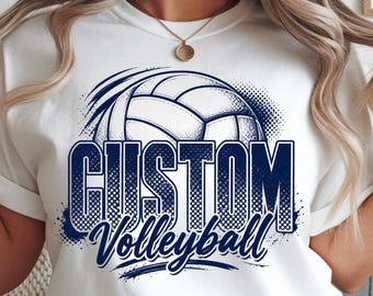 Custom Volleyball Png, Volleyball Team Template Png, Volleyball Mom Png, Png Files for Canva, Volleyball Team Shirts Png, Logo Png