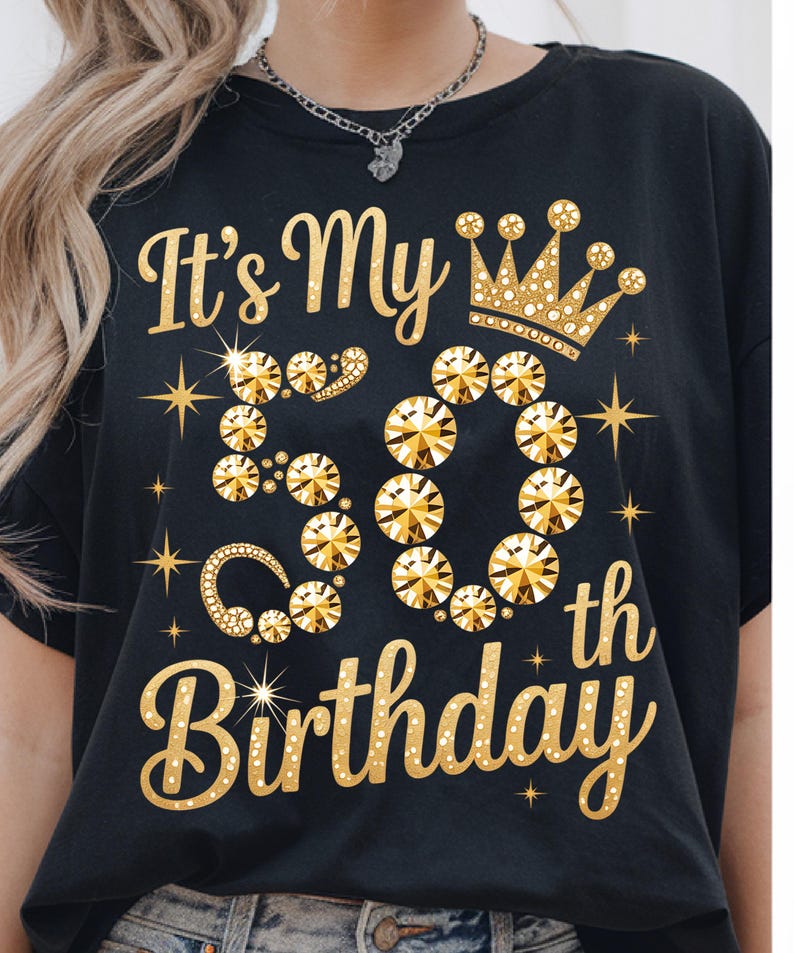 It's My 50th Birthday Queen PNG , 50 Years Old Shoes Crown Diamond Png ...