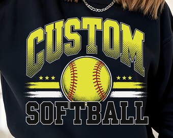 Personalized Mascot Softball PNG. Softball Team PNG. Softball Player. Softball Digital File. Your Team Name.