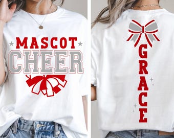 Cheer Team Template Svg Png, Cheer Team Shirt Png, Mascot Cheer Mascot Svg, Cheer Mom Png Png, Cheerleader Png Design, Cheerleading Png