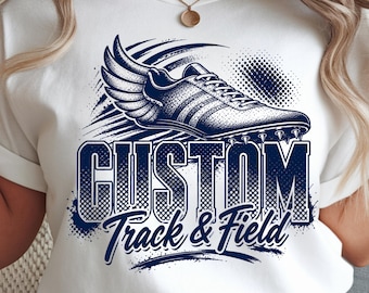 Track & Field Template PNG. Track Team Png. Track and Field Png. School Track Digital Design. Customize. Cut. Print.