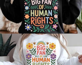 Großer Fan von Menschenrechten SVG PNG, Radikalisiert durch Basic Decency Png, Floraler Sozialaktivist Svg, Gleichheit Soziale Gerechtigkeit Png, Geschenk.