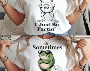 Soms laat ik gewoon een scheet SVG PNG, Grappige scheetlatende kikker meme PNG, Retro weirdcore kikker SVG, Sarcastische quote SVG, Cadeaus voor beste vriend(in).