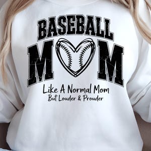Baseball Mom PNG, Varsity Design, Distressed, Baseball Mama Png, Loud and Proud Baseball Mom, Sublimation Design