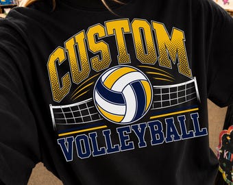 Custom Volleyball Png, Volleyball Team Template Png, Volleyball Mom Png, Png Files for Canva, Volleyball Team Shirts Png, Logo Png
