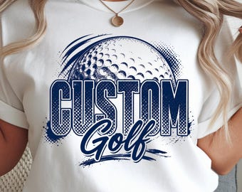 Golf Template Png. Golf Team PNG. Golf Club Png. School Golf Digital Design. Customize. Cut. Print.