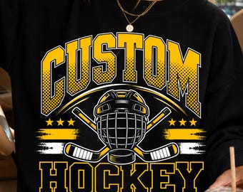 Hockey Png, Hockey Team Template Png, Hockey Mom Png, Files for Cricut, Hockey Team Shirts Png, Hockey Logo Png