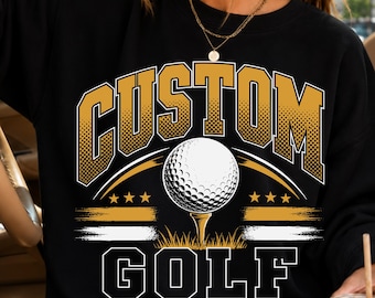 Personalized Mascot Gol PNG. Golf Team PNG. Golf Club Png. School Golf Digital Design. Customize. Cut. Print.