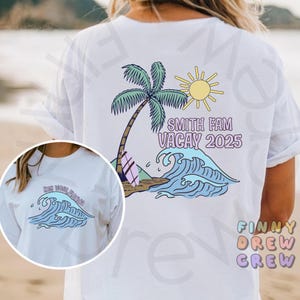 Personalized Family Vacation Shirt, Custom Vacation Shirts ,Beach Family Vacation Tee, Family Trip Tee, Summer vacation