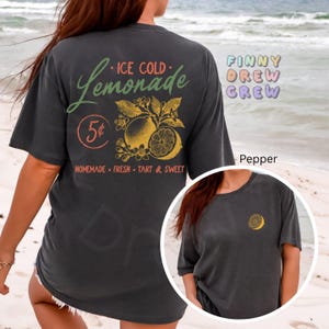 Limonade Shirt, Zitrone Shirt, Urlaub T-Shirt, Preppy Shirt, Limonade Liebhaber T-Shirt, Sommer Shirt, Retro Grafik T-Shirt, Sommer Trink Shirt,