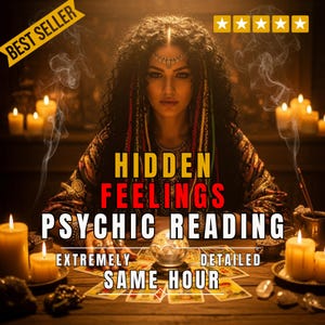 Same Hour Hidden Feelings Psychic Reading – Reveal Their Secret Emotions, True Intentions, What They’re Hiding, Energy Connection Reading