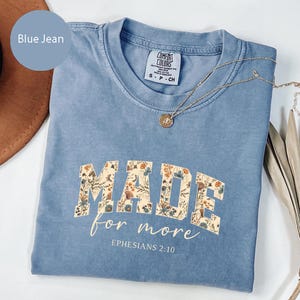 Comfort Colors® Bible Verse Shirt, Cute Christian Shirt For Women,Jesus Shirt,Christian Gift, Christian Christmas Shirt,Love and Grace Shirt