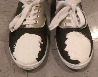 Custom Fandom Sneakers: Hand-Painted Women's Shoes