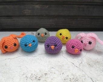 Set of 4 Chicks and Bunnies Great for Easter! Ships Free- Made to order