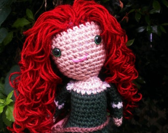 Merida inspired Brave doll FREE SHIPPING