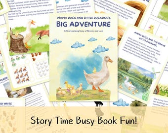 Printable Story Learning Binder and Quiet Book Activity Pack