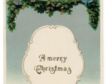 1911 Christmas Nativity Postcard