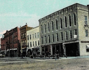 1907 Court House Square Delphi Indiana Vintage Postcard UDB GetLuckyVintage