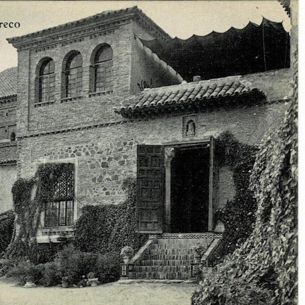 1909 El Greco House Toledo Spain Vintage Postcard GetLuckyVintage