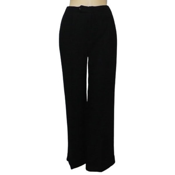 1950s Vintage Women's Tailored Trousers Black Pants GetLuckyVintage