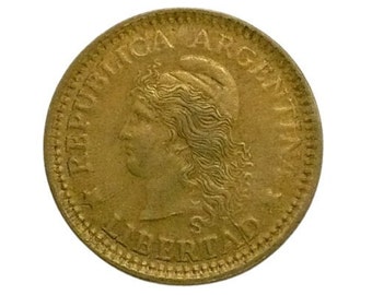 Argentina 1971 10 Centavos Error Coin